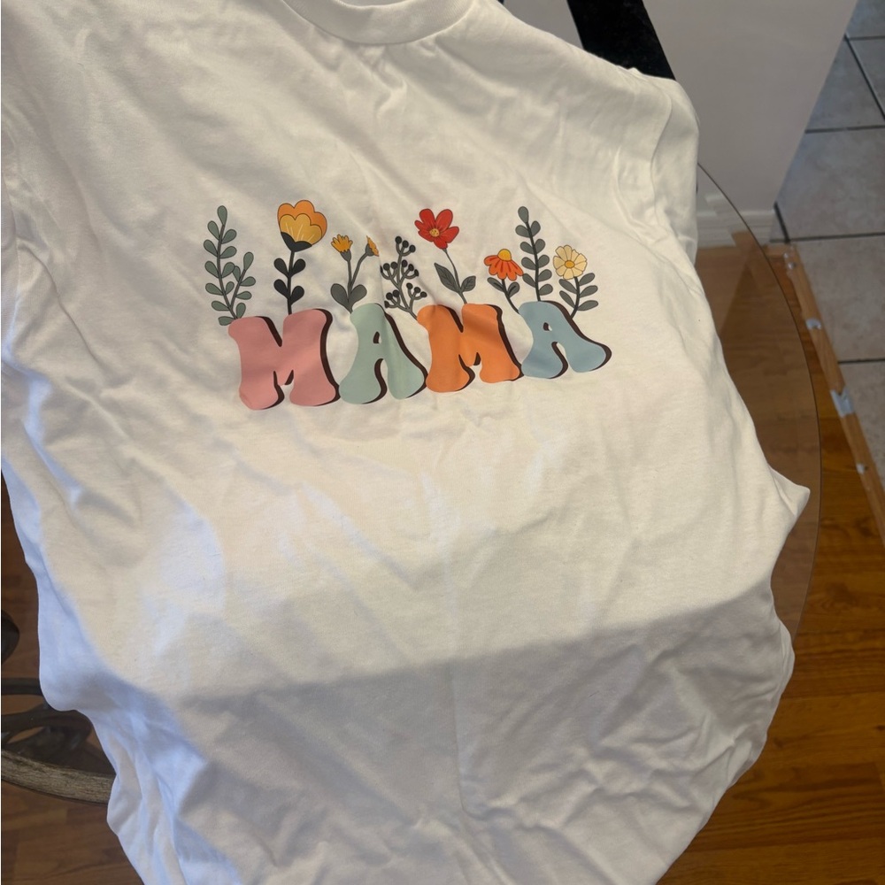 Floral Print Kids Shirt - White - Picture 2 of 2